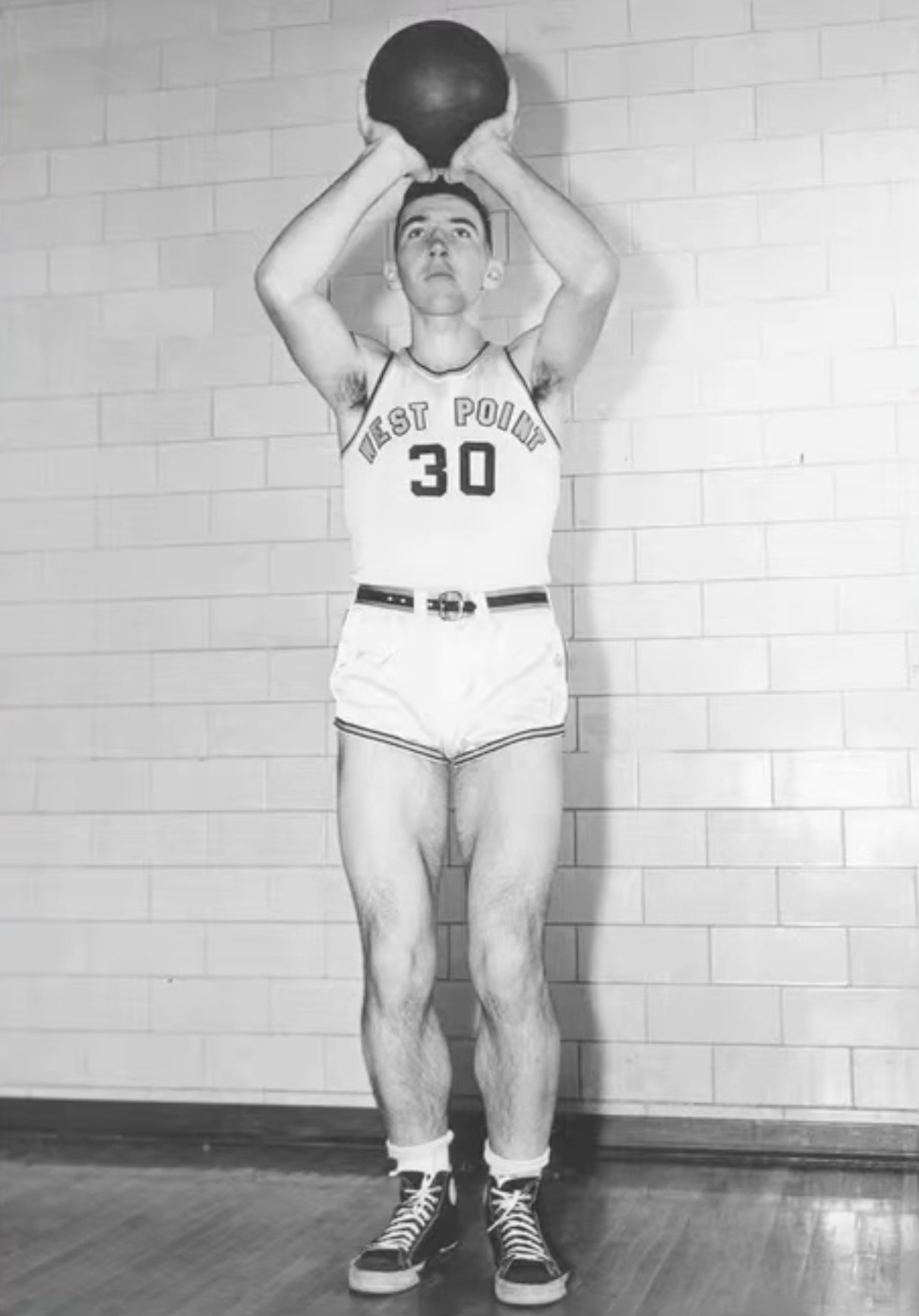 Bill Hannon in his West Point #30 jersey